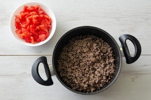 Preparazione Timballo di riso al forno con polpette - Fase 1