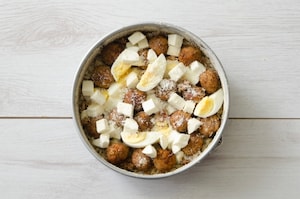 Preparazione Timballo di riso al forno con polpette - Fase 4