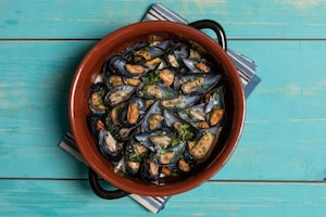 Preparazione Tiella di patate, riso e cozze - Fase 2