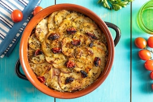 Preparazione Tiella di patate, riso e cozze - Fase 5