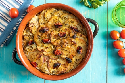 Preparazione Tiella di patate, riso e cozze - Fase 5 Preparazione Tiella di patate, riso e cozze - Fase 5