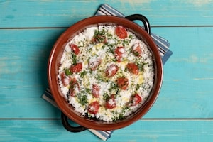 Preparazione Tiella di patate, riso e cozze - Fase 3