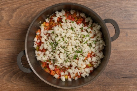 Preparazione Coniglio ai peperoni - Fase 2 Preparazione Coniglio ai peperoni - Fase 2