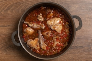 Preparazione Coniglio ai peperoni - Fase 3