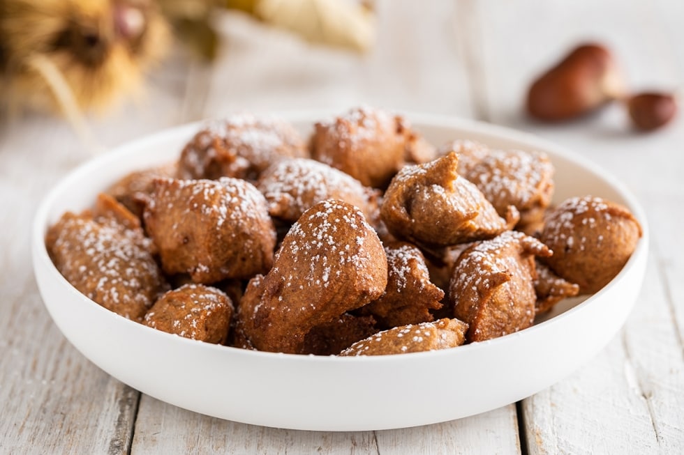 Frittelle di castagne ricetta