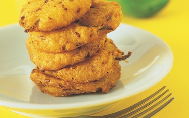 Frittelle di patate al peperone verde