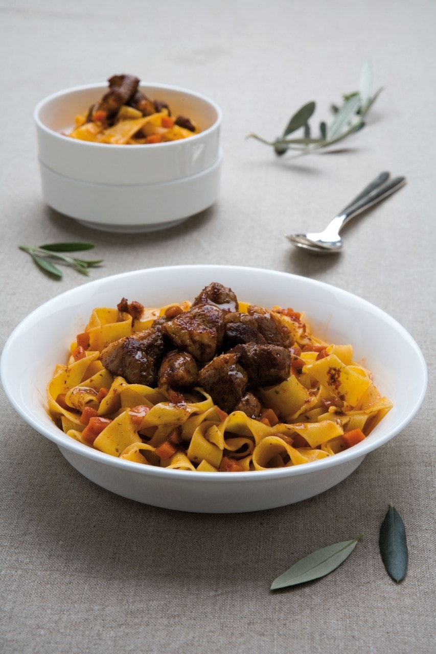 Pappardelle all'anatra ricetta