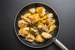 Preparazione Pollo alla Marengo - Fase 1