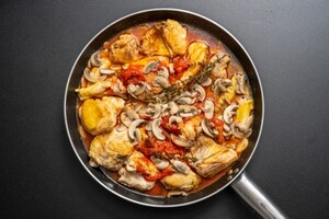 Preparazione Pollo alla Marengo - Fase 3