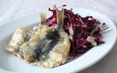 Sardine fritte in crosta di farro