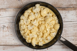 Preparazione Cimette di cavolfiore in salsa d’uova - Fase 2