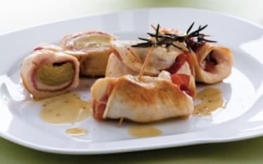 Involtini di pollo ai carciofi