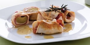 Preparazione Involtini di pollo ai carciofi - Fase 3