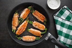 Preparazione Involtini di salmone, zucchine e zenzero - Fase 3