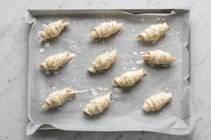 Preparazione Mini croissant al bacon e Grana Padano - Fase 3