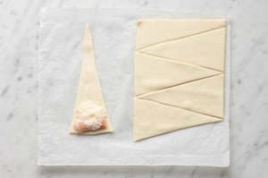 Preparazione Mini croissant al bacon e Grana Padano - Fase 2