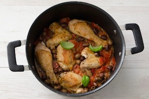 Preparazione Pollo alle olive - Fase 3