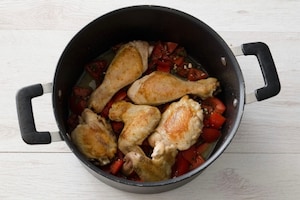 Preparazione Pollo alle olive - Fase 2