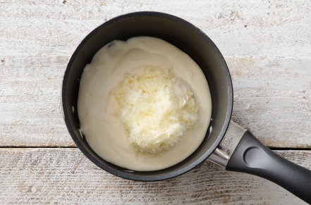 Preparazione Porri al prosciutto - Fase 2 Preparazione Porri al prosciutto - Fase 2