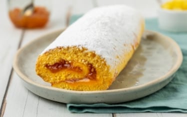 Rotolo alla confettura di albicocche