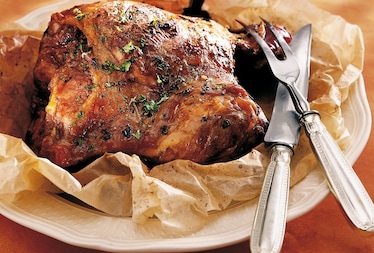 Spalla d'agnello al cartoccio