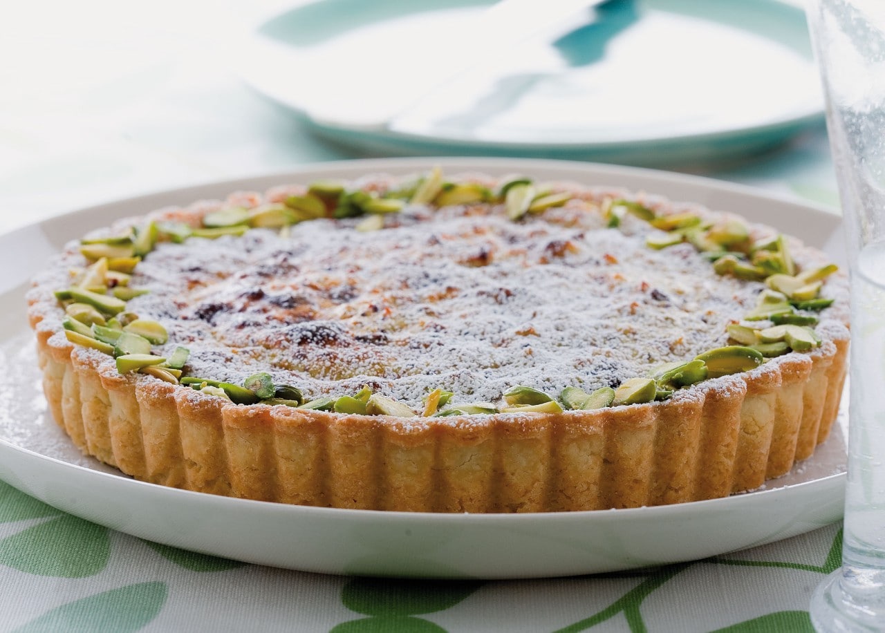 Torta di grano, ricotta e pistacchi ricetta