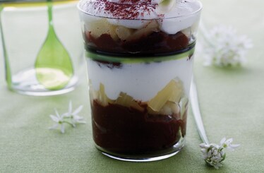 Tumbler all’ananas e crema di cioccolato