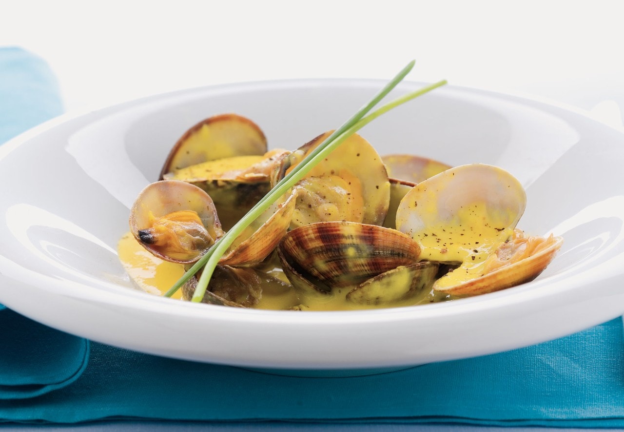 Vongole in fricassea ricetta