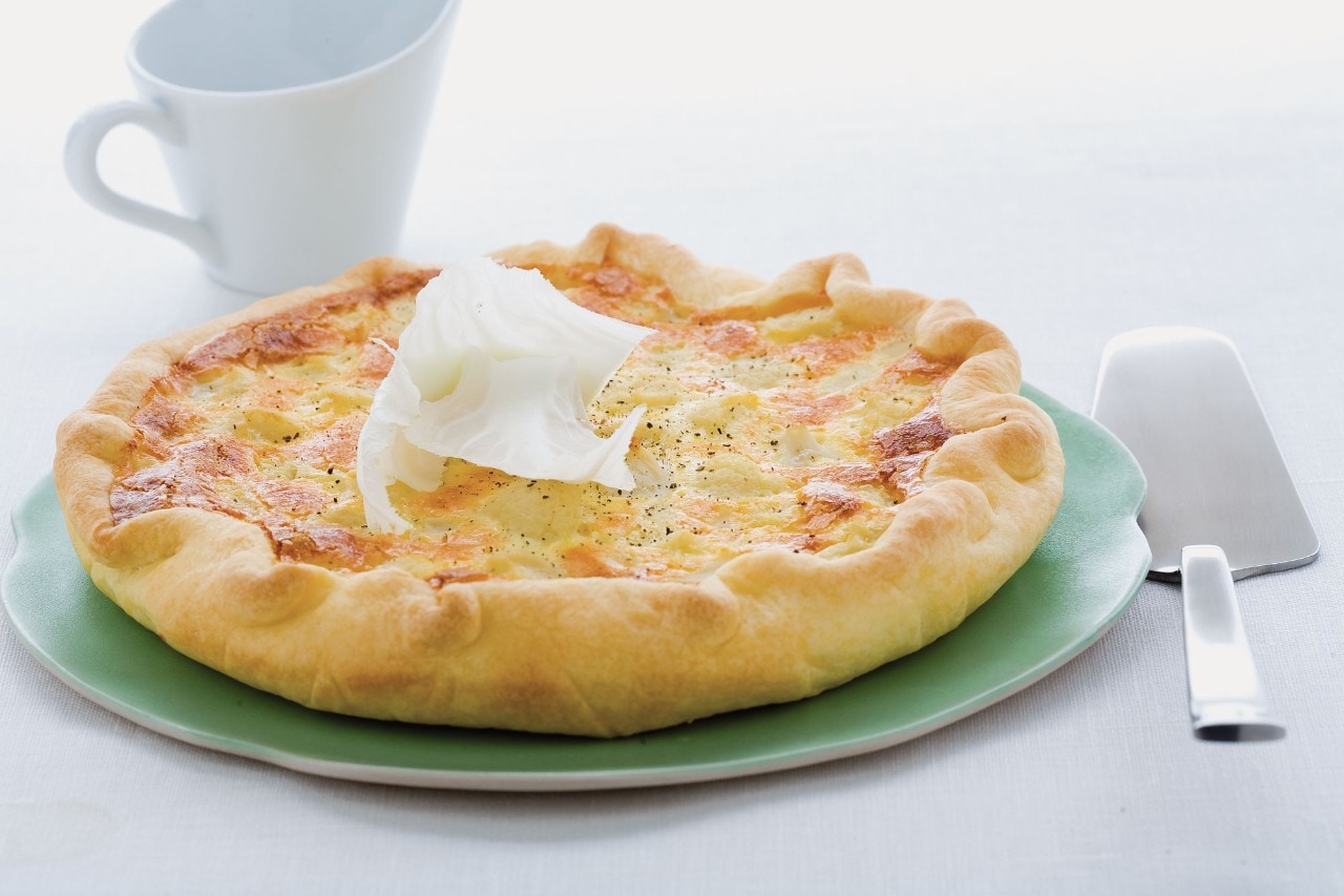 Brisée al cavolfiore e crema di formaggi ricetta