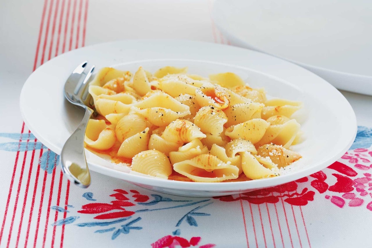 Conchigliette gialle ricetta