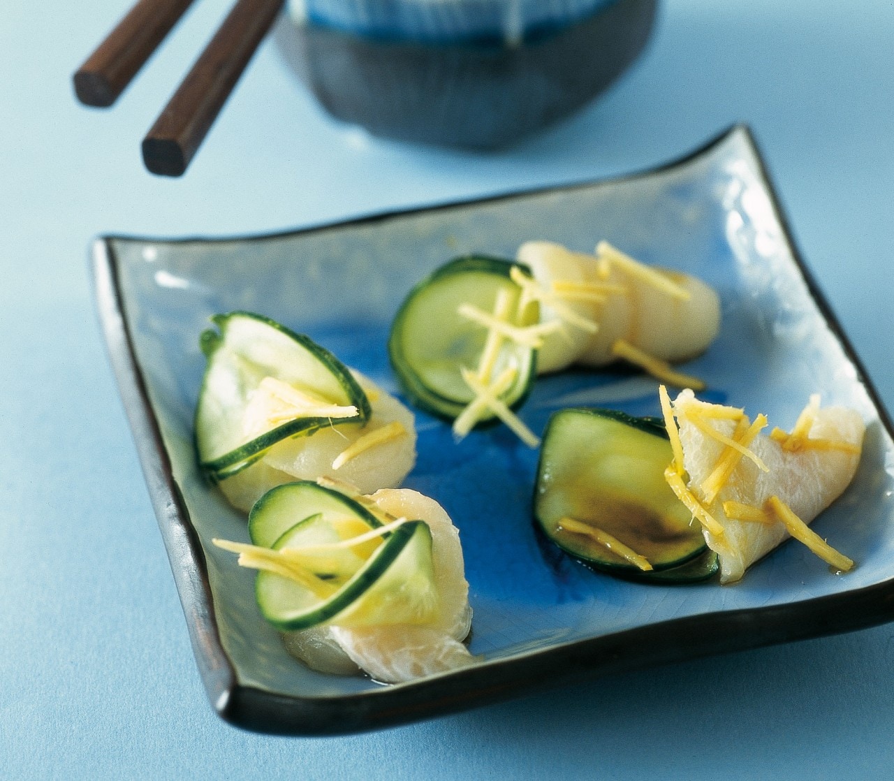 Sashimi di cetriolo e sogliola - Giappone ricetta