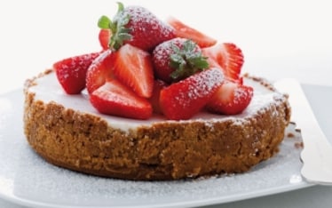 Torta alle fragole senza cottura