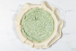 Preparazione Torta salata di borragine - Fase 3