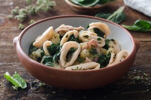 Preparazione Calamari con patate e bietole - Fase 4
