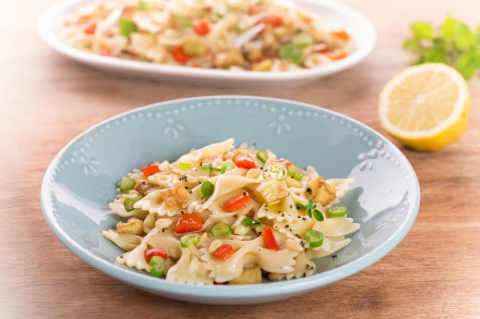 Preparazione Farfalle alle verdure - Fase 3 Preparazione Farfalle alle verdure - Fase 3