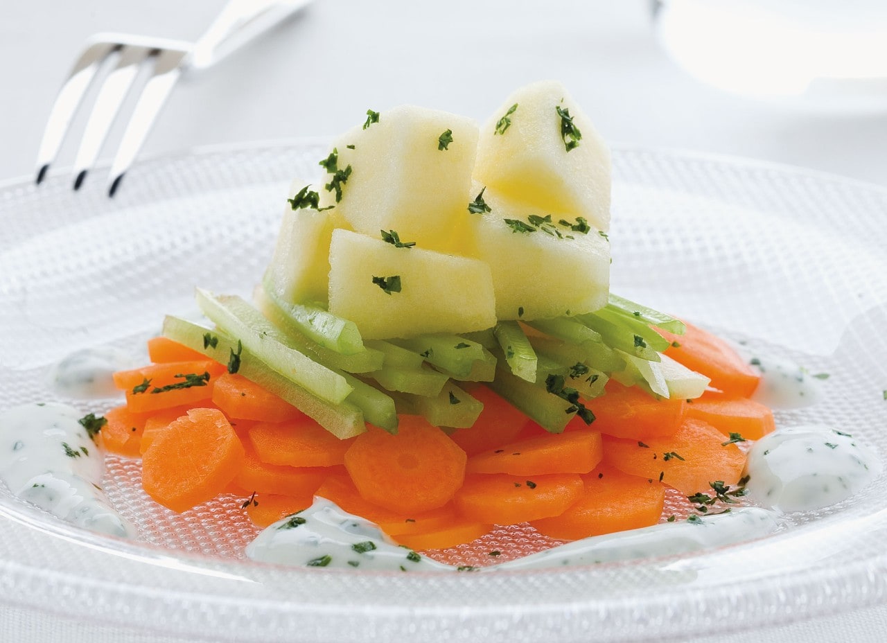 Mele, sedano e carote ricetta