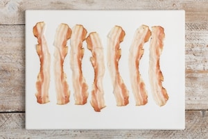 Preparazione Spaghetti con capesante e pancetta affumicata - Fase 1