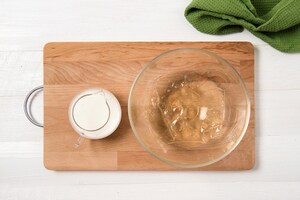 Preparazione Bavaresi di caprini - Fase 1