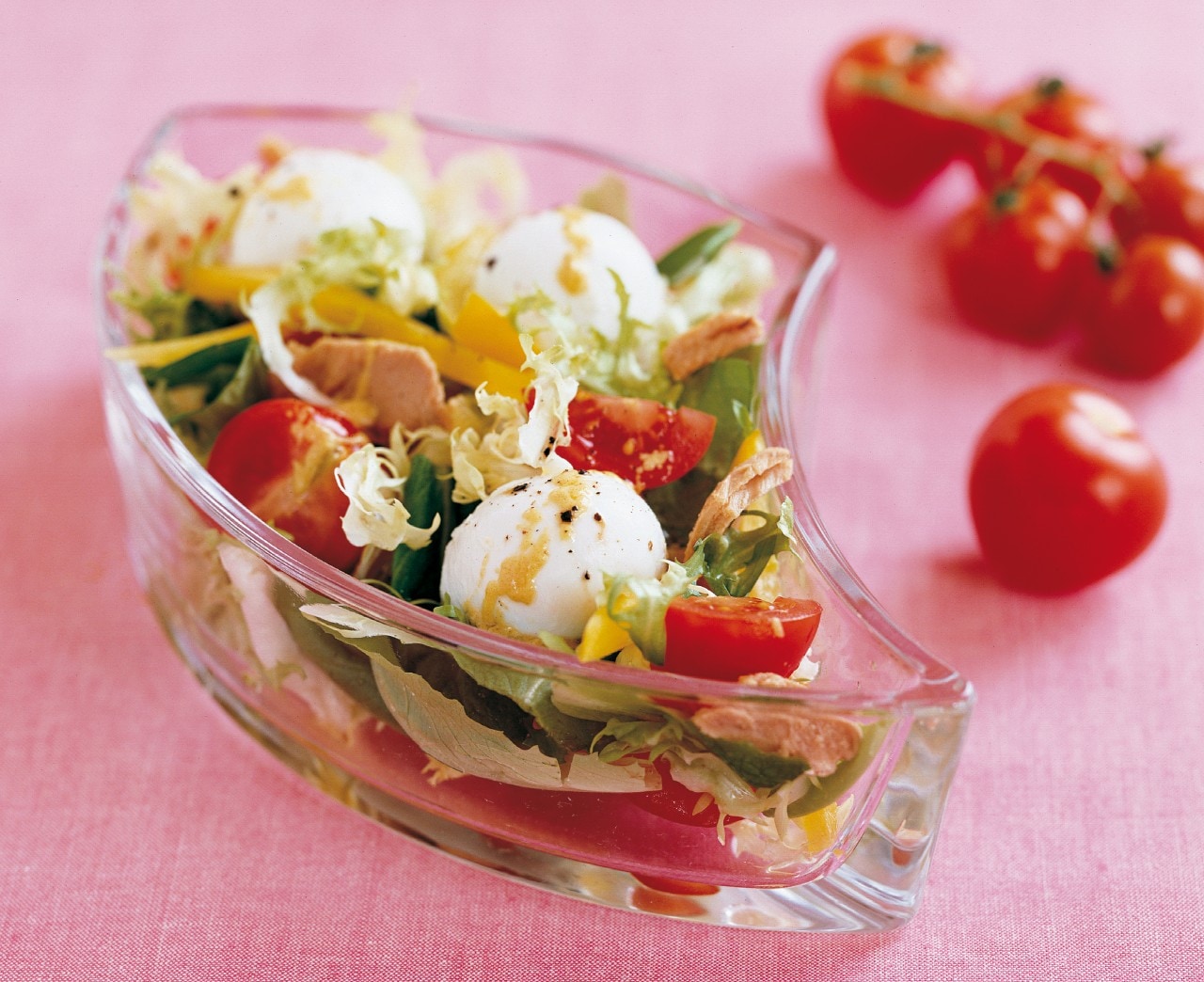 Ciliegine di mozzarella al cicorino ricetta