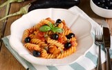 Fusilli con caponata di melanzane