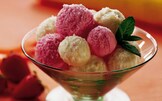 Gelato di fragoline e limone
