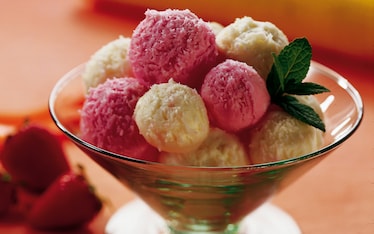 Gelato di fragoline e limone