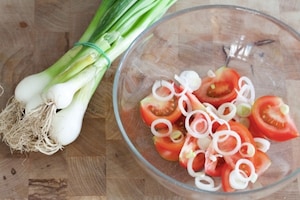Preparazione Insalata di melanzane alla menta - Fase 2