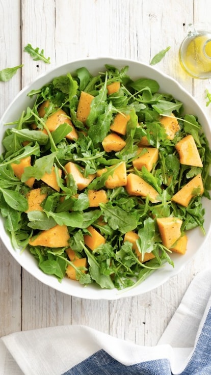 Insalata di melone e rucola