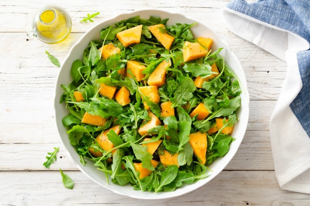 Ricetta Insalata di melone e rucola - Cucchiaio d'Argento