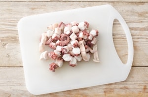 Preparazione Insalata di polpo freddo e melanzane - Fase 4