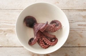 Preparazione Insalata di polpo freddo e melanzane - Fase 3