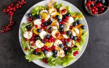 Insalata di ribes e mirtilli