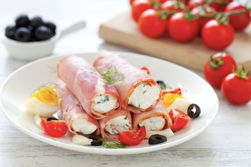 Involtini al prosciutto di Praga ricetta