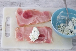 Preparazione Involtini al prosciutto di Praga - Fase 1